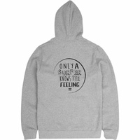 Hood Jumper Only A Surfer Light Grey Heather